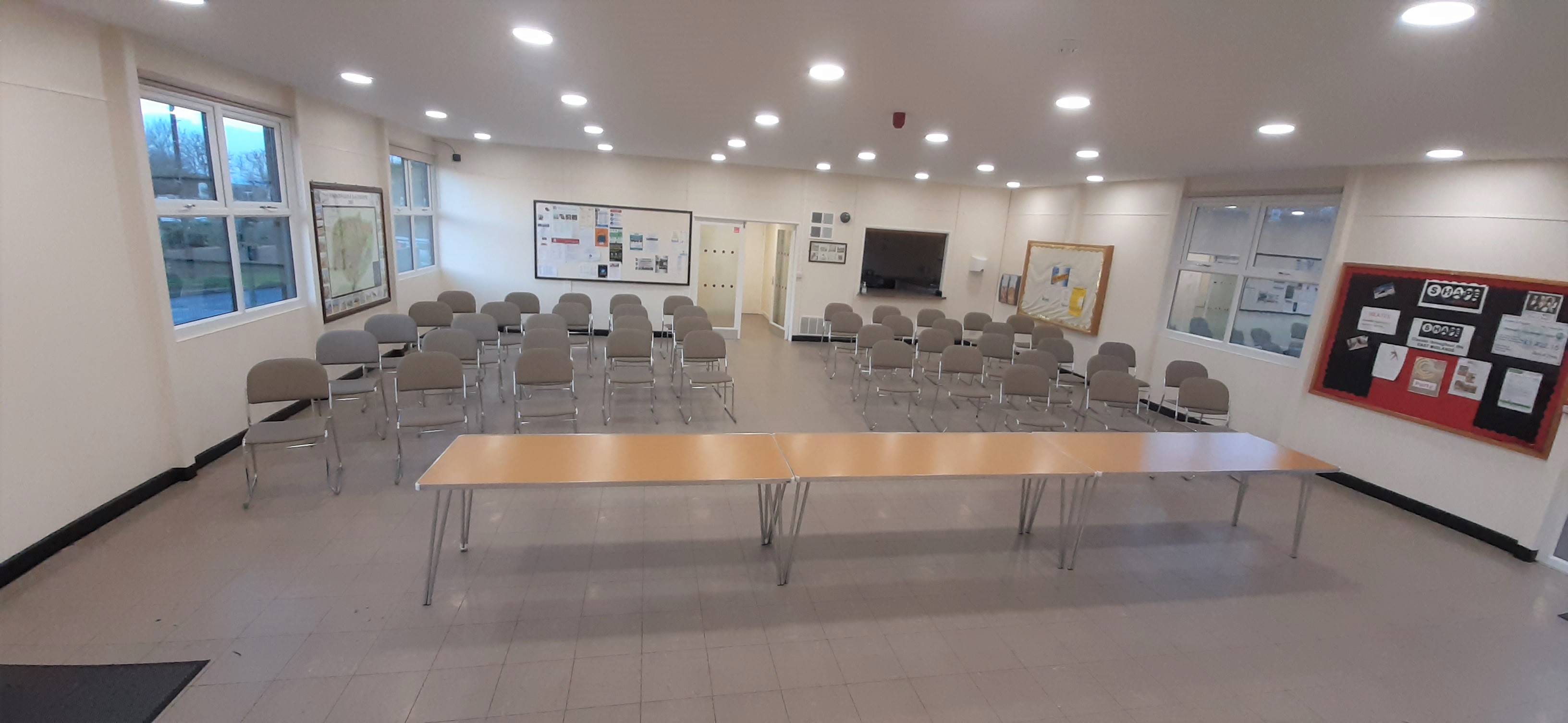 Inside Underwood Community Centre