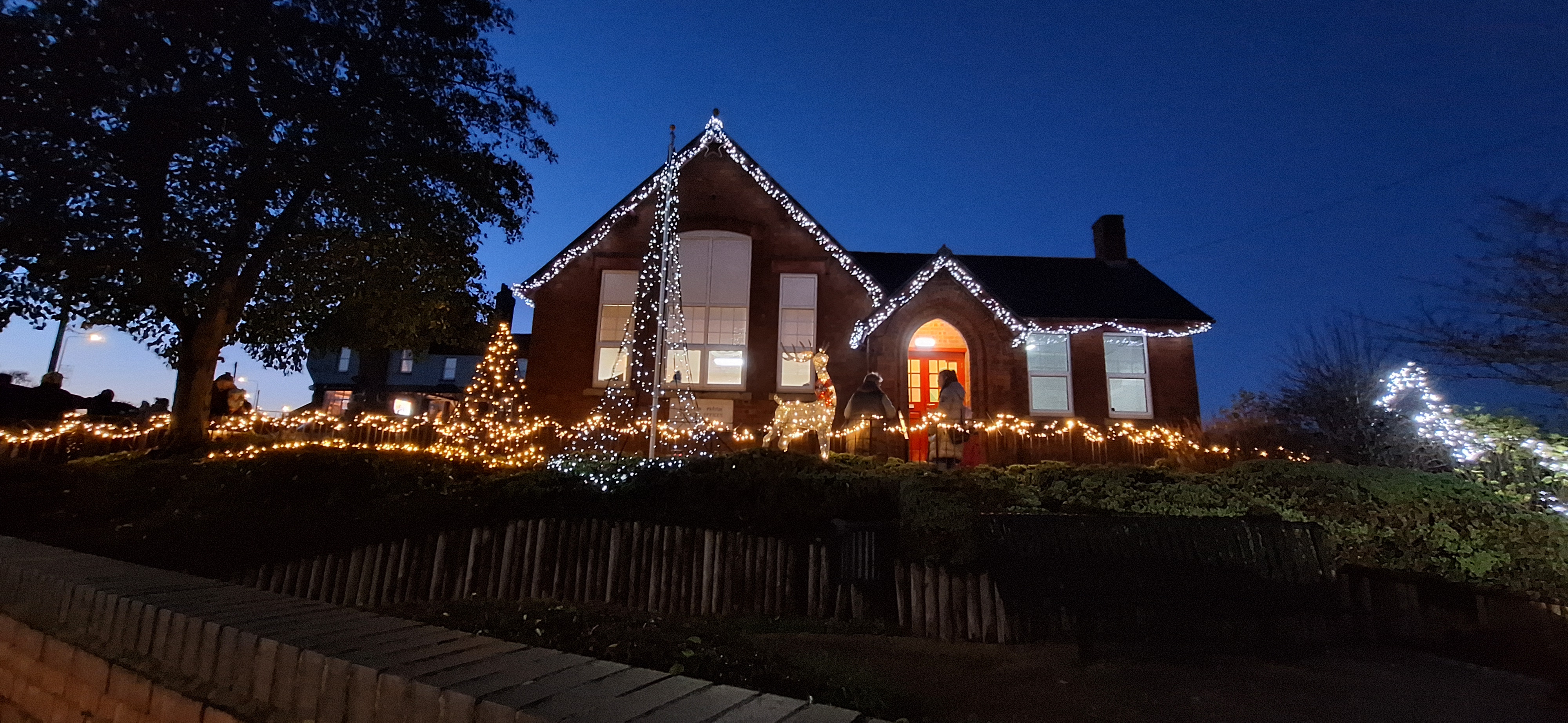 Old Council Offices at Christmas