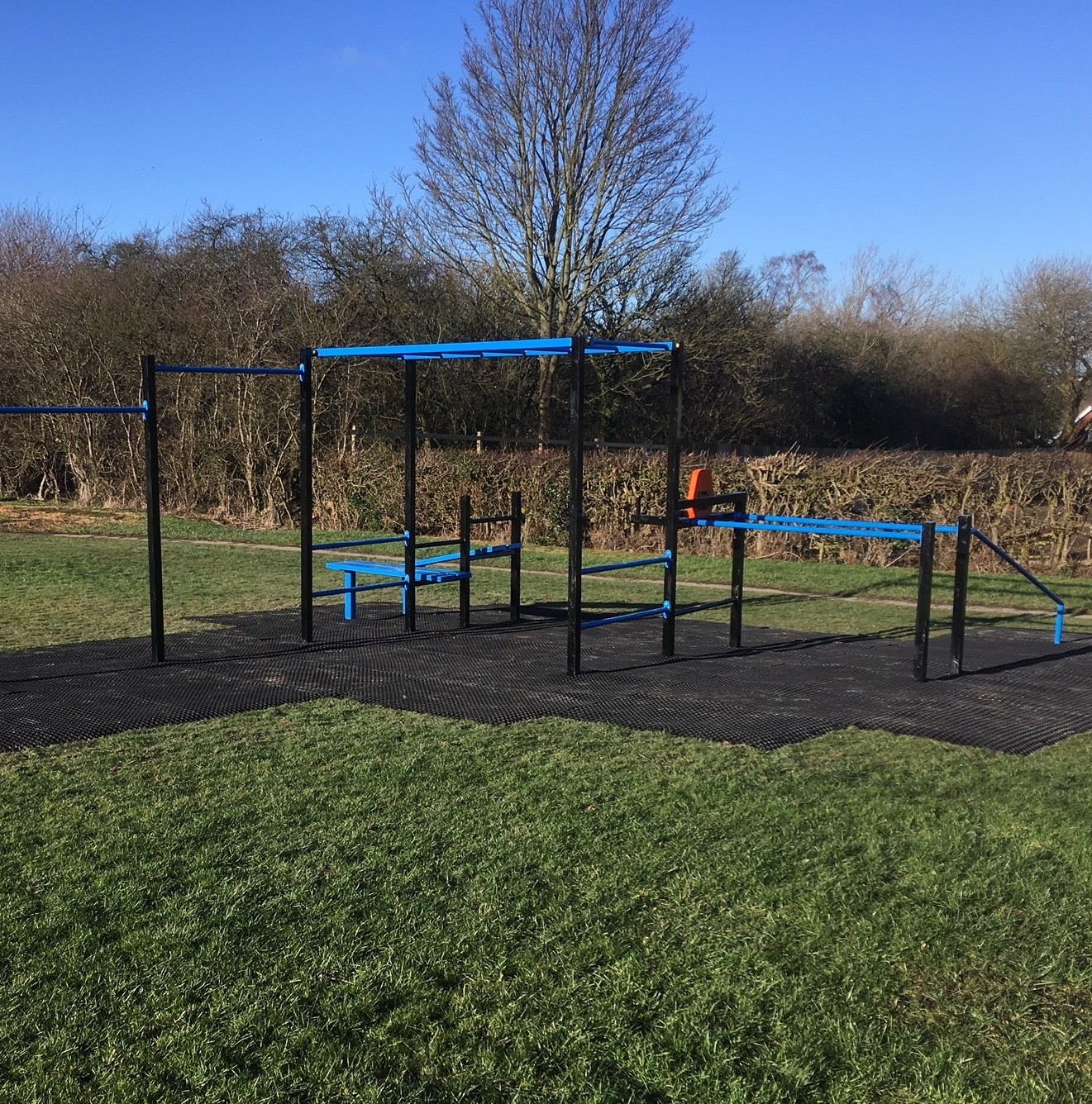 Fitness equipment at Friezeland