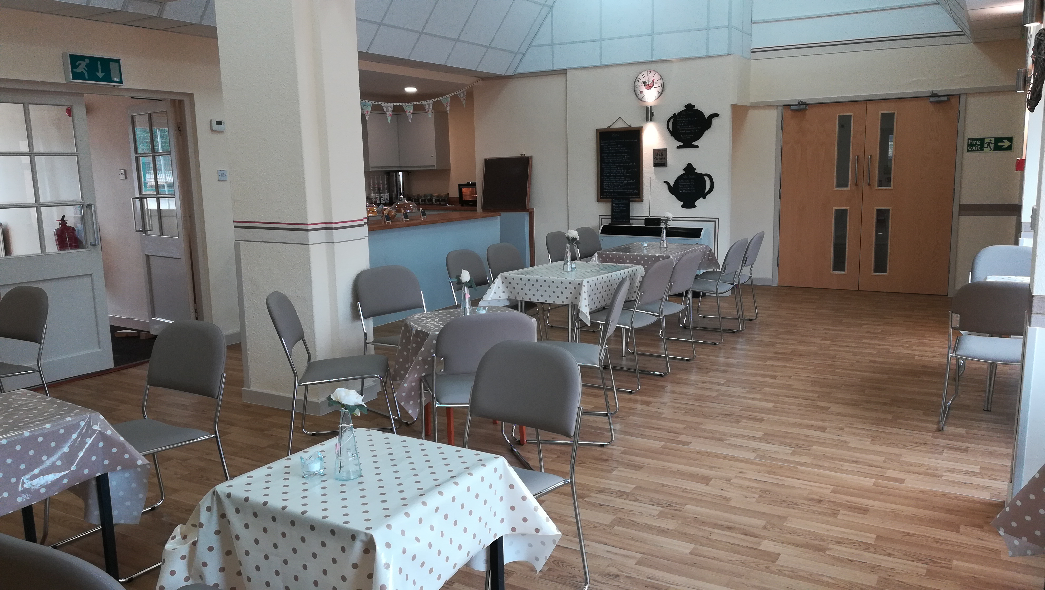 Middle room / bar area of the Parish Hall