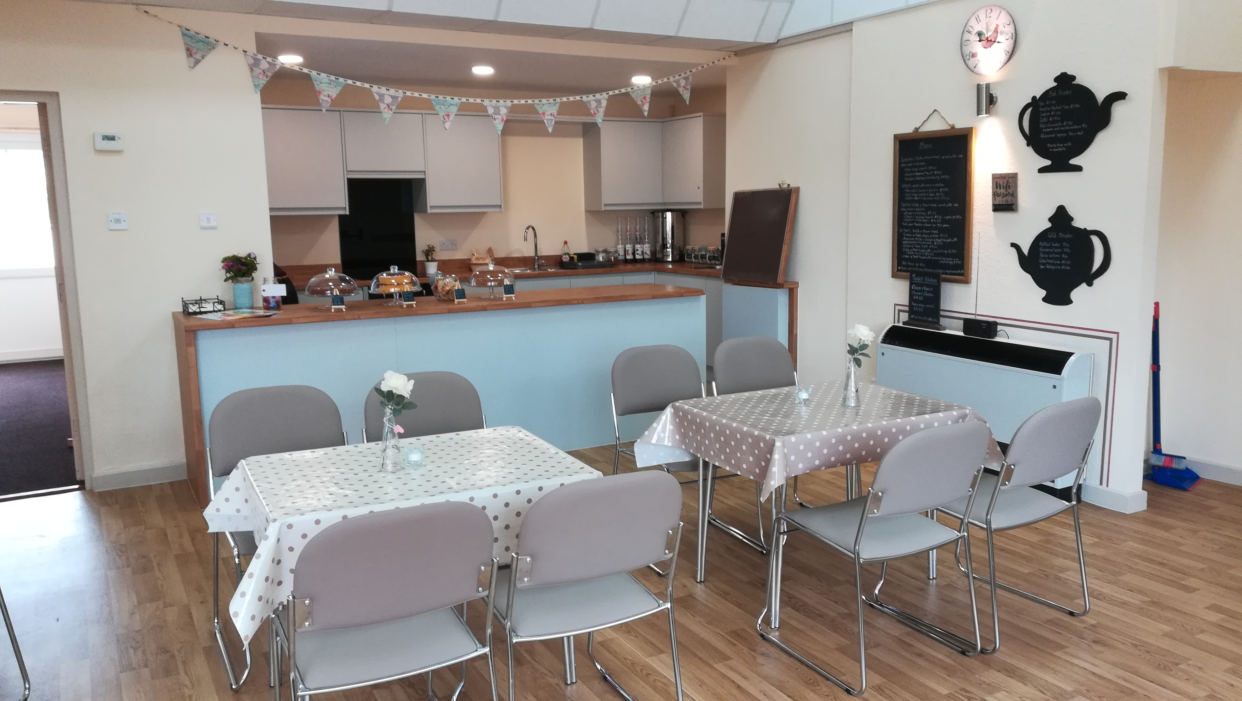 Middle room / bar area of the Parish Hall