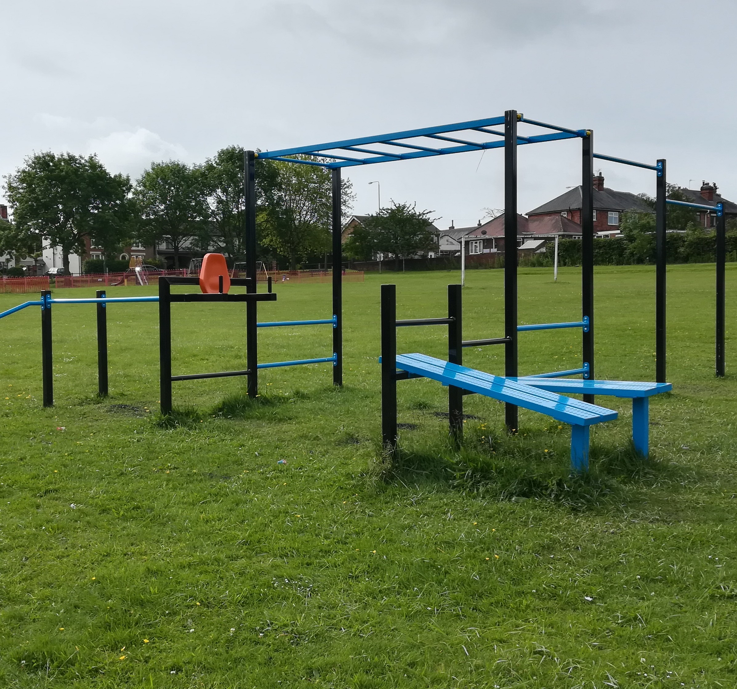 Fitness equipment at Friezeland