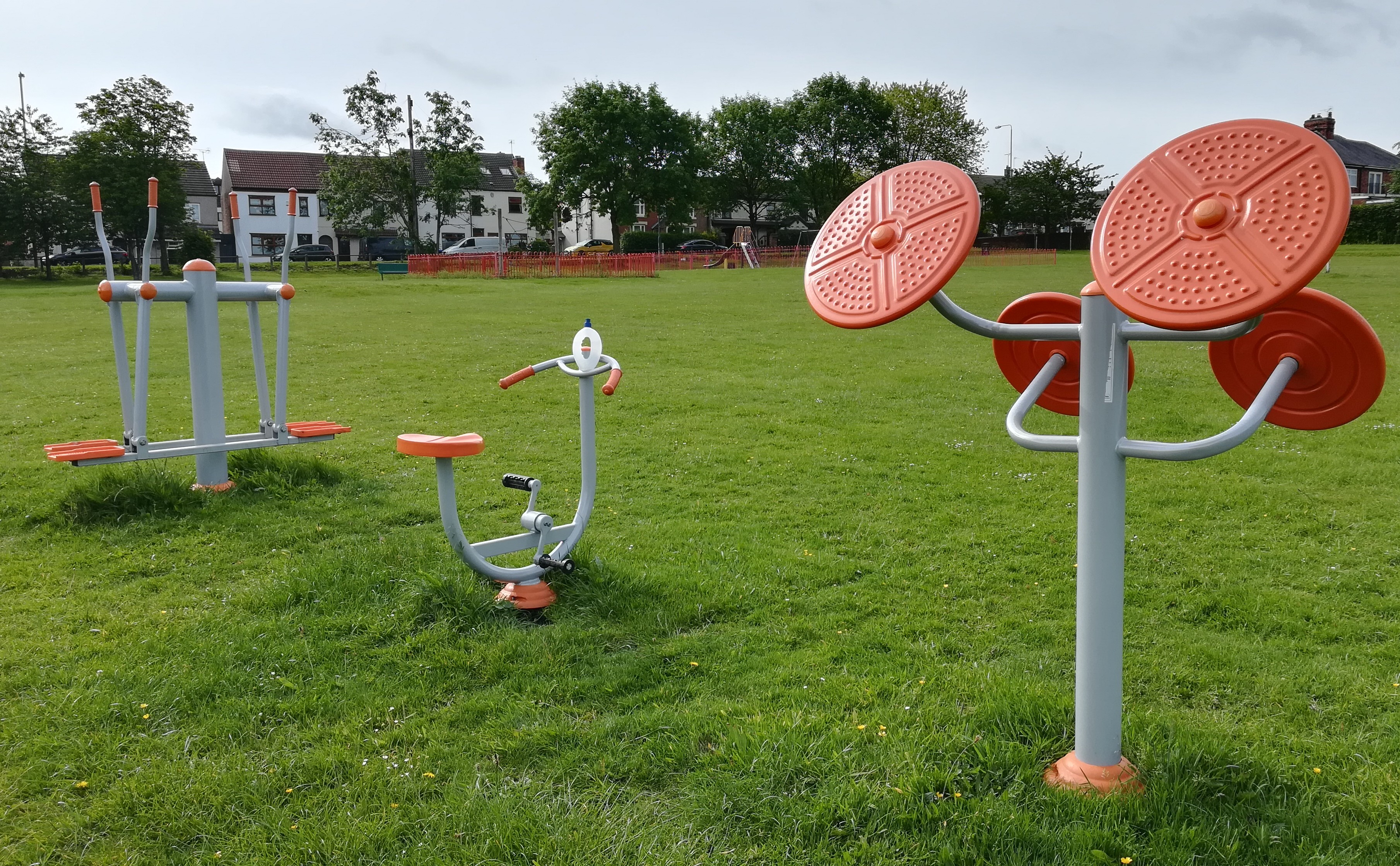 Fitness equipment at Friezeland