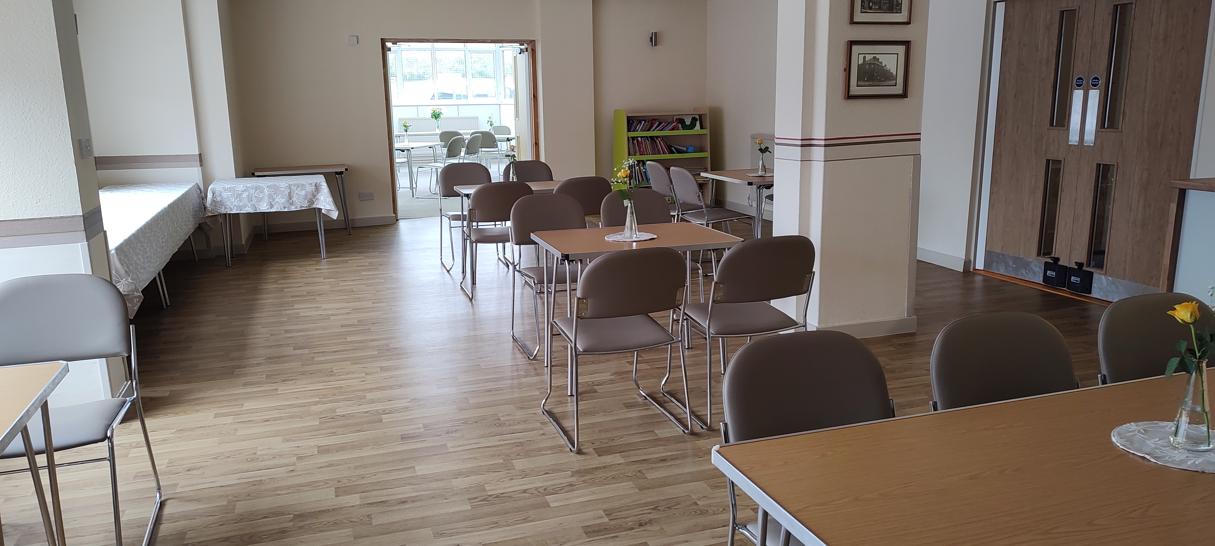 Middle room / bar area of the Parish Hall
