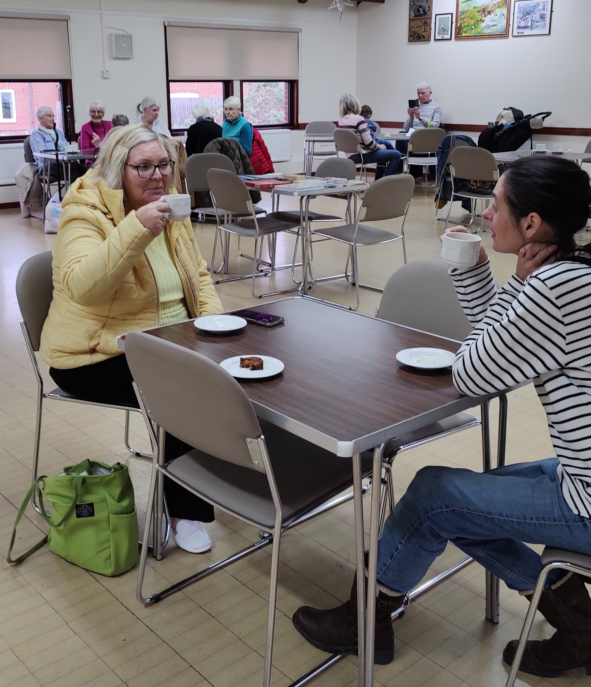 Jacksdale Community Centre set up for The Community Kitchen