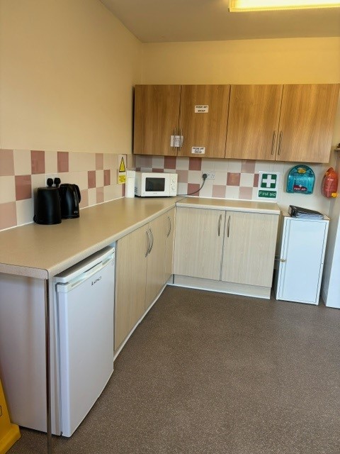 Kitchen facility adjacent to the community room
