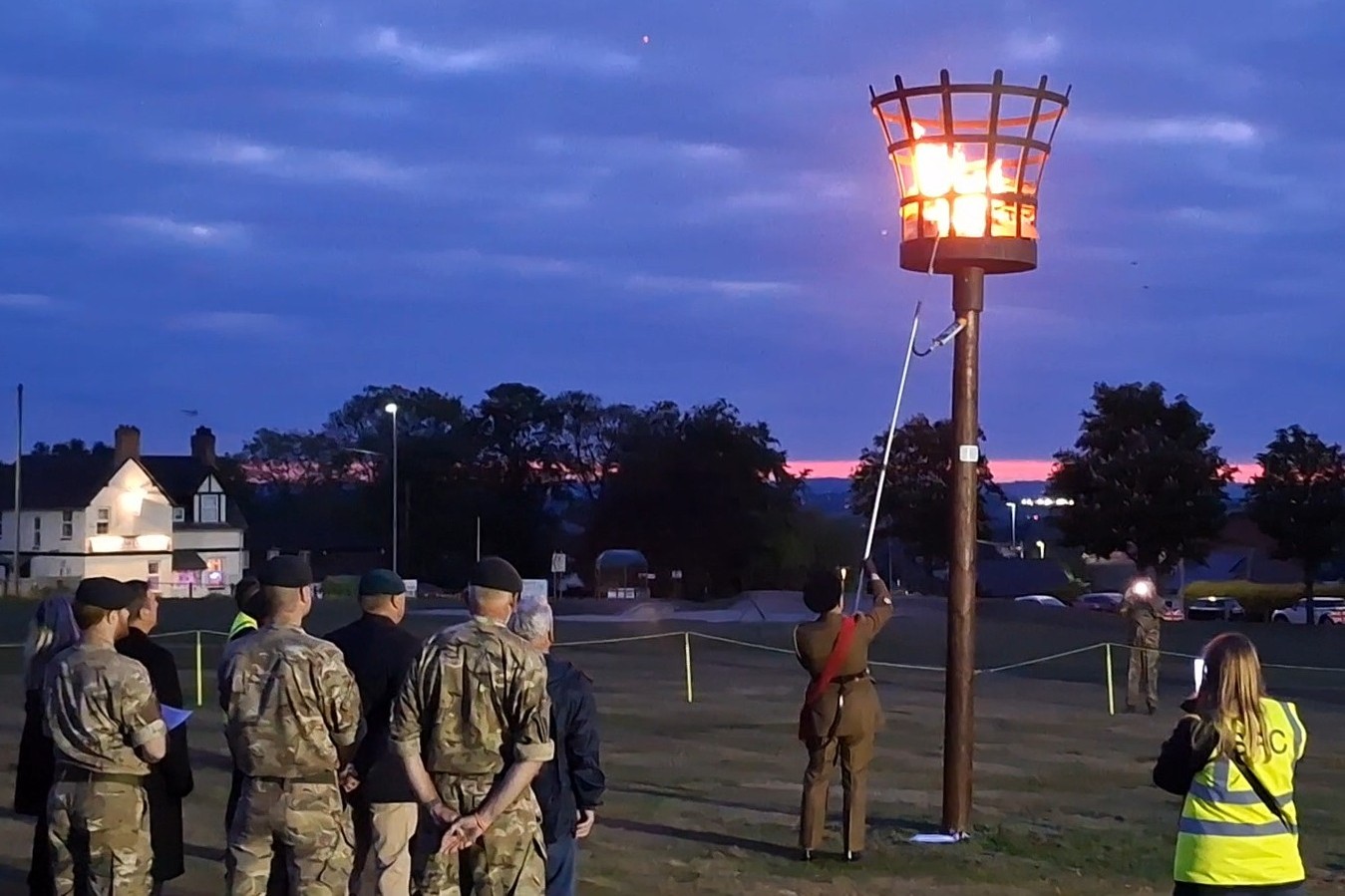 VE 80 Day beacon lighting event