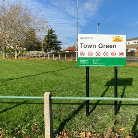 Town Green sign