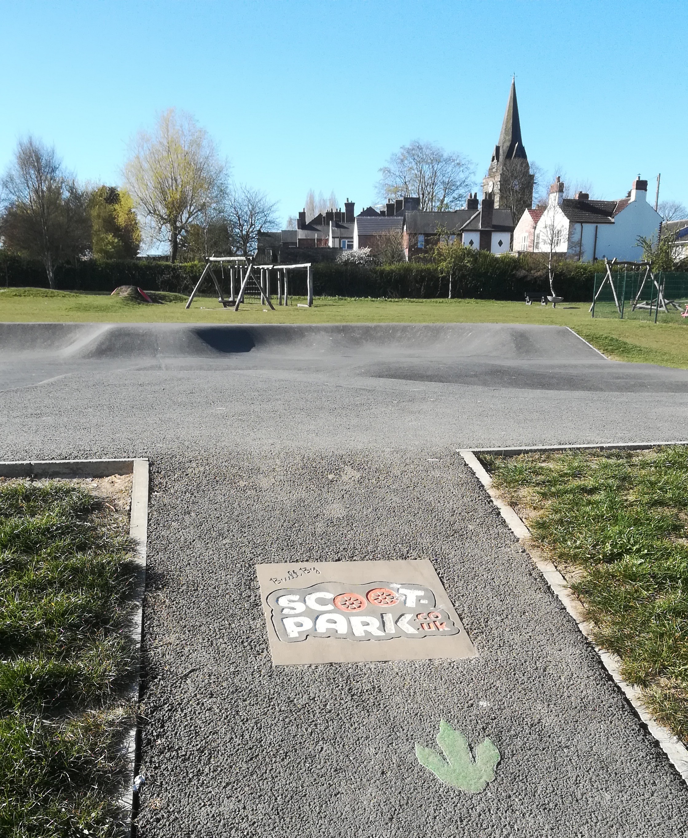 Underwood scoot park pathway